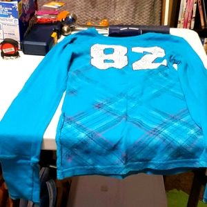 Pretty blue long sleeve shirt